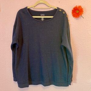 Croft & Barrow crew neck 1X